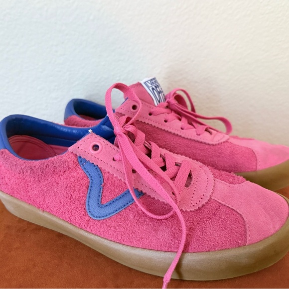 Vans Pink and Blue Women's Sneakers - Picture 1 of 5